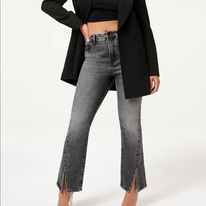 Good American Black Straight Leg Jeans